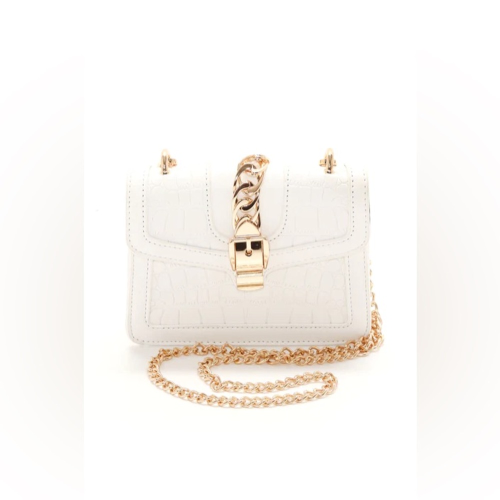 NWT Fashion Nova Don't Bother Me Mini Crossbody - White
